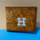 Thumbnail: Men's Bi-Fold Leather Wallet - Houston Astros Starburst