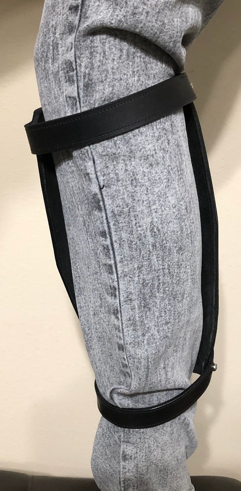 Thumbnail: Leather  Black Leg / Shin  Heat Shield