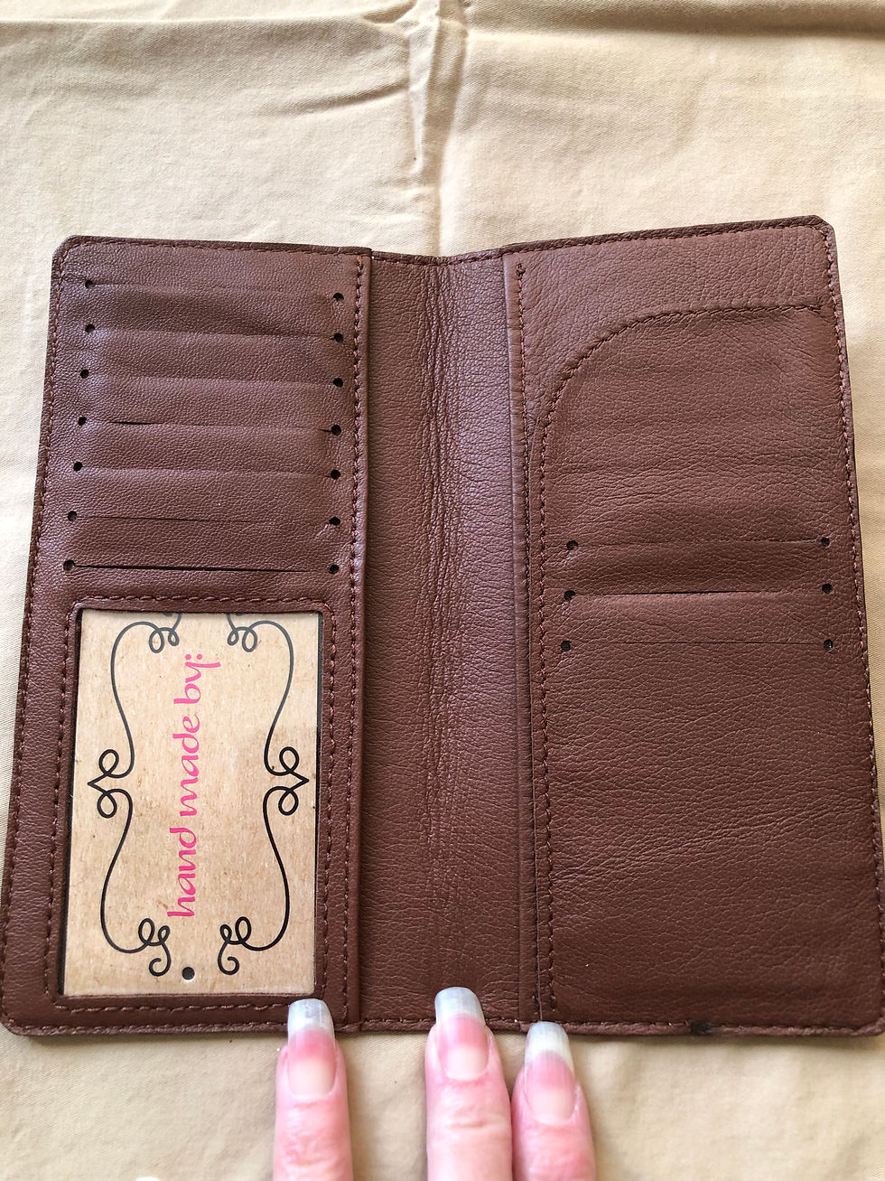 Thumbnail: Men's Roper Style Leather Wallet - Texas Longhorns