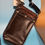 Thumbnail: Brown Crossover Cell Phone Holder Gator Inlay