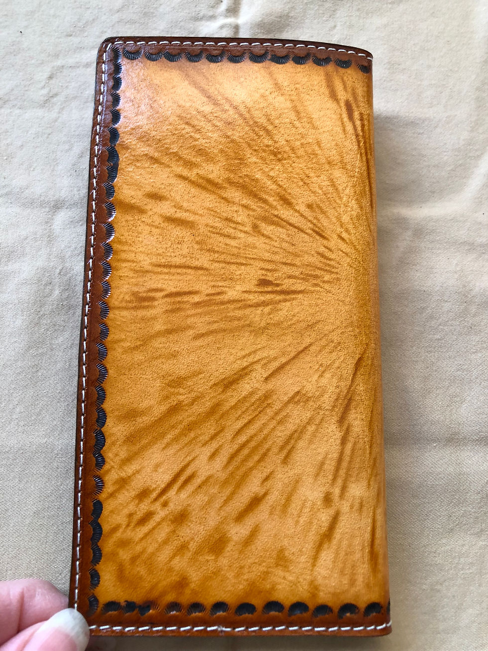 Thumbnail: Men's Roper Style Leather Wallet - Houston Texans Football