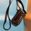 Thumbnail: Brown Crossover Cell Phone Holder Gator Inlay