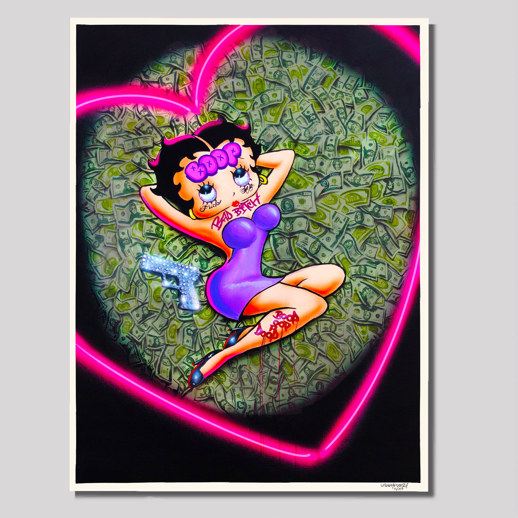 "Bad Bitch Betty" Large unframed print