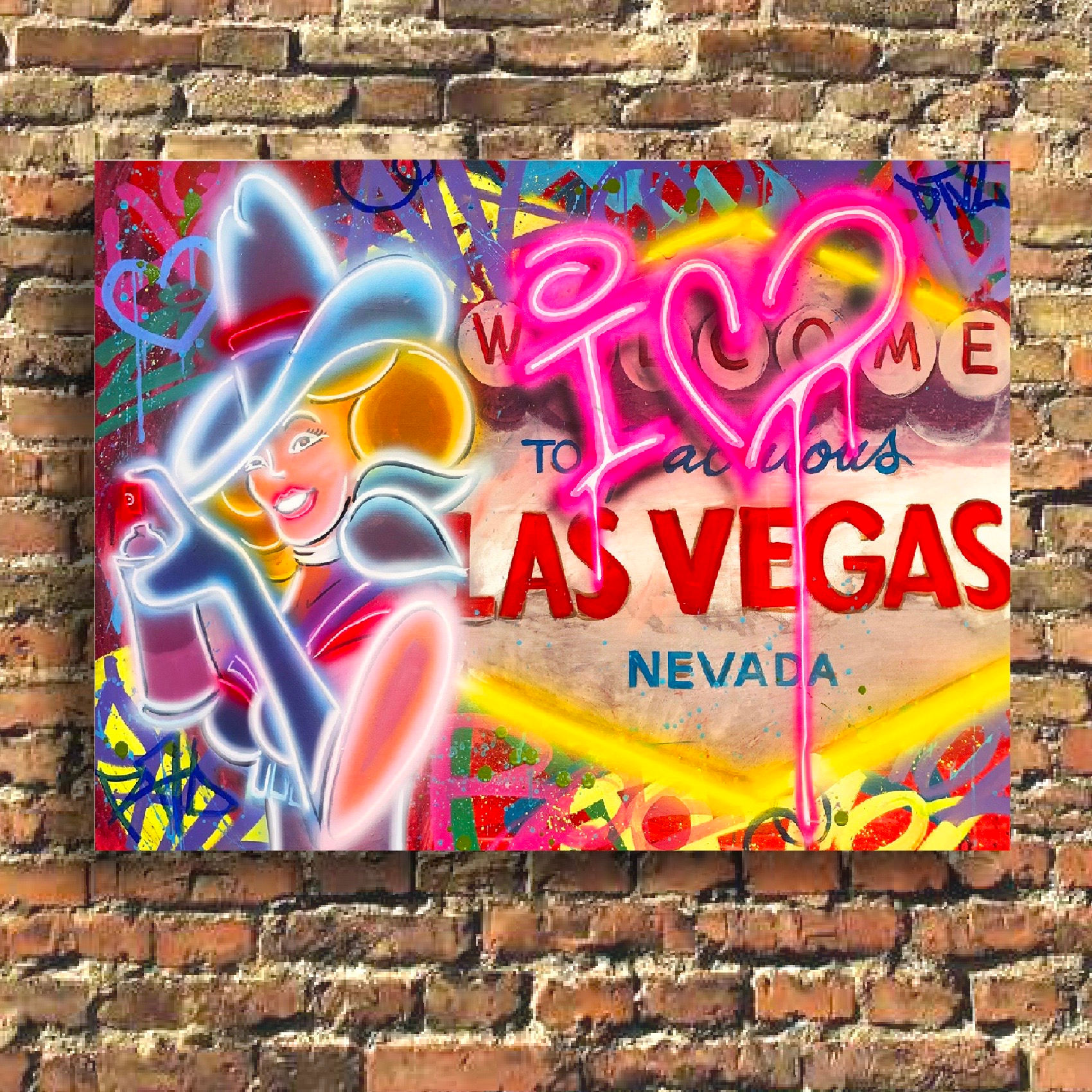 "Vegas Vicki" Canvas 32 x 24