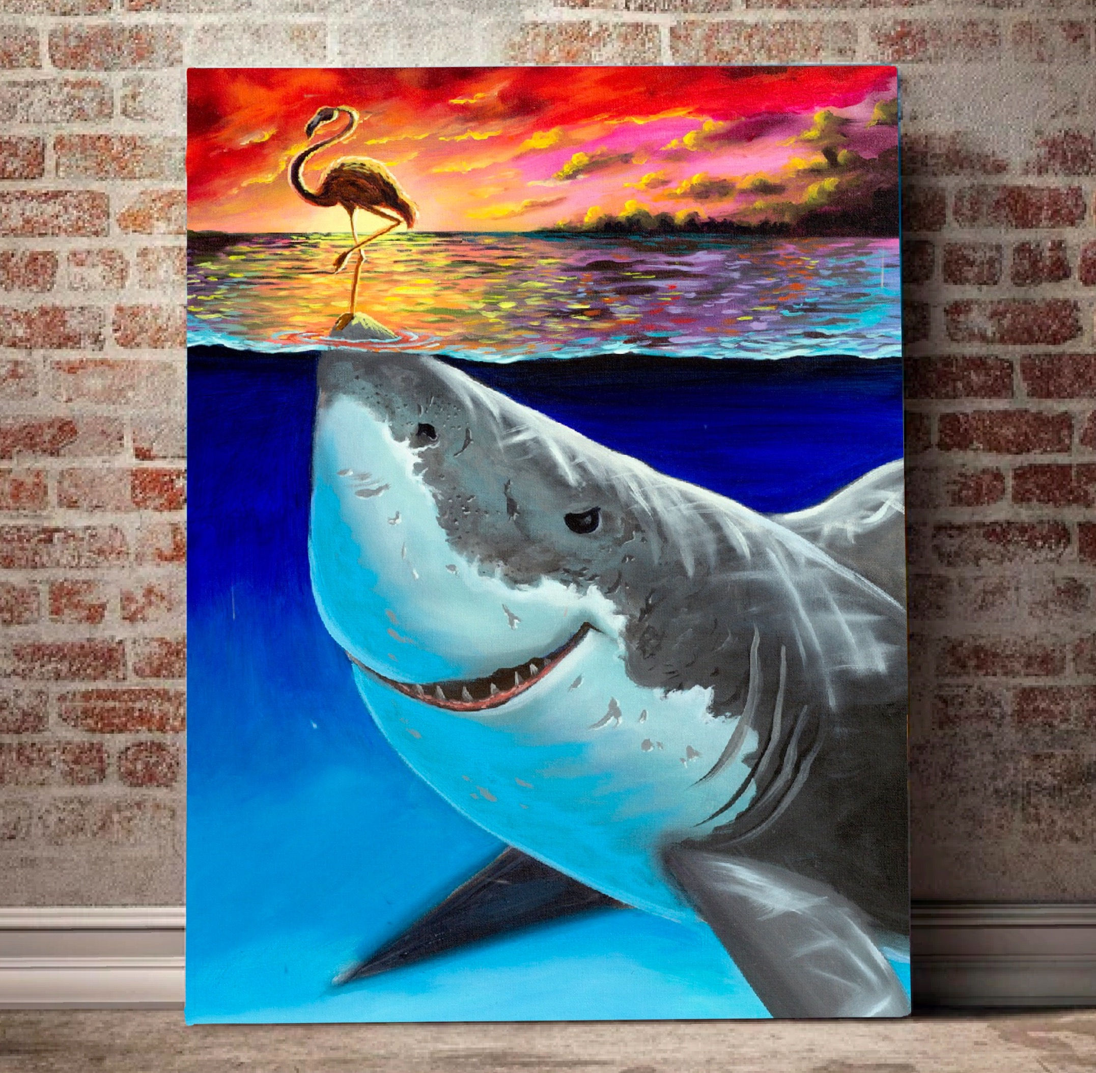 "It's Only An Island" Canvas Print 32x24