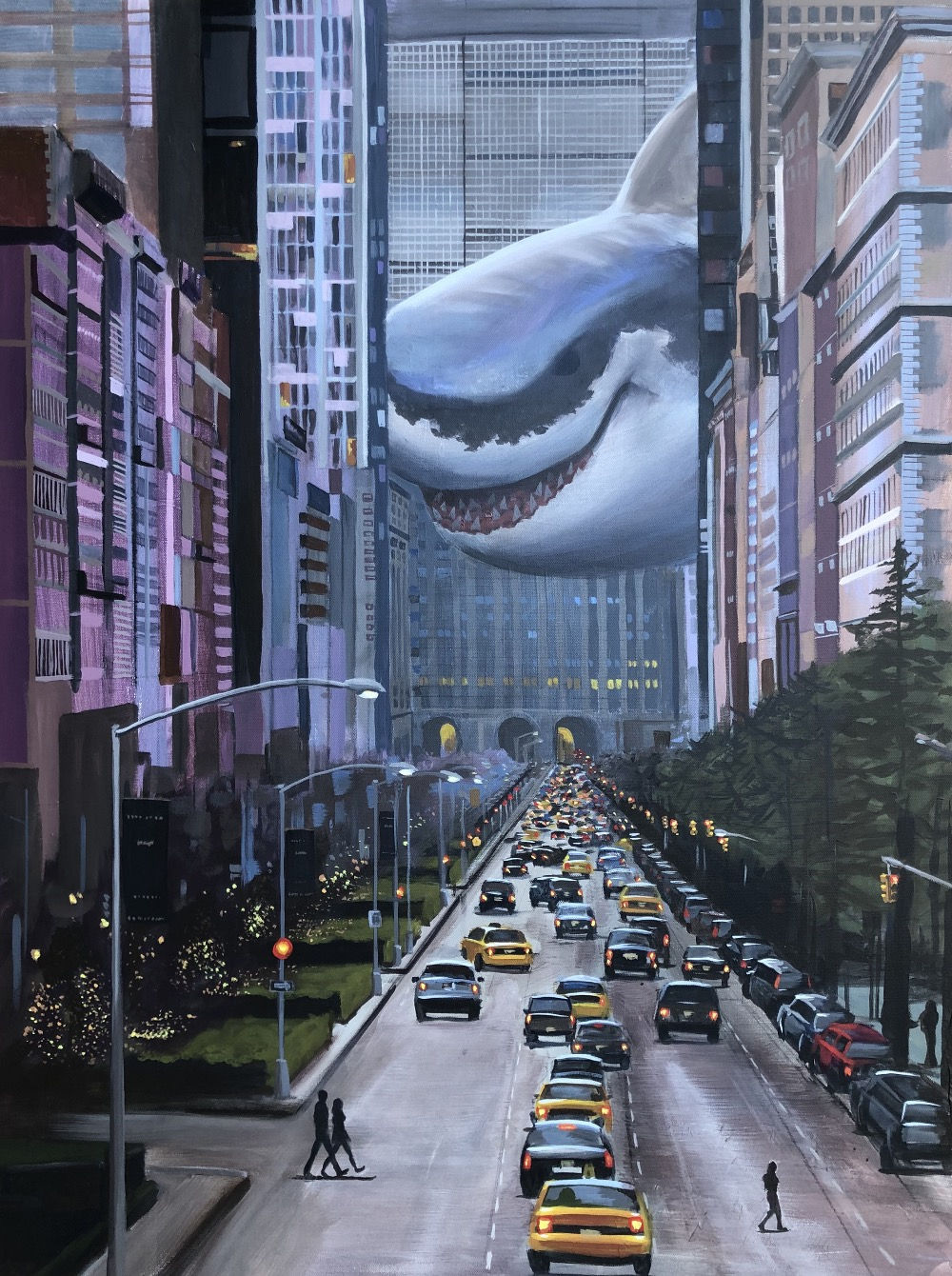 "Like You're From New York" original painting 30x40