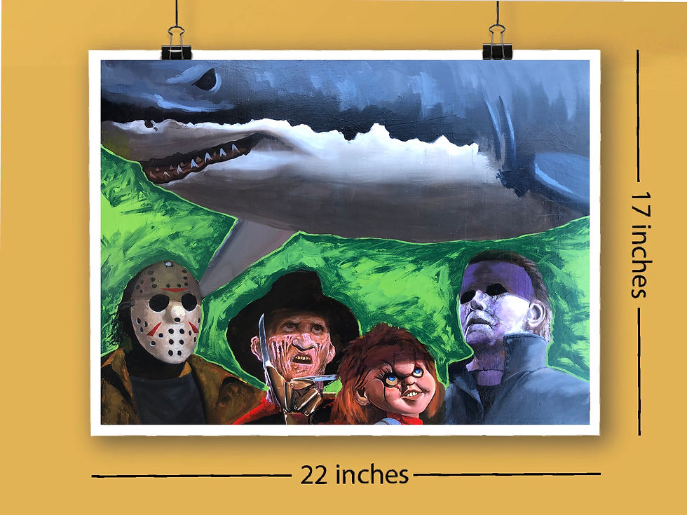 Thumbnail: "You're Gonna Need a Bigger Boat" Large unframed print
