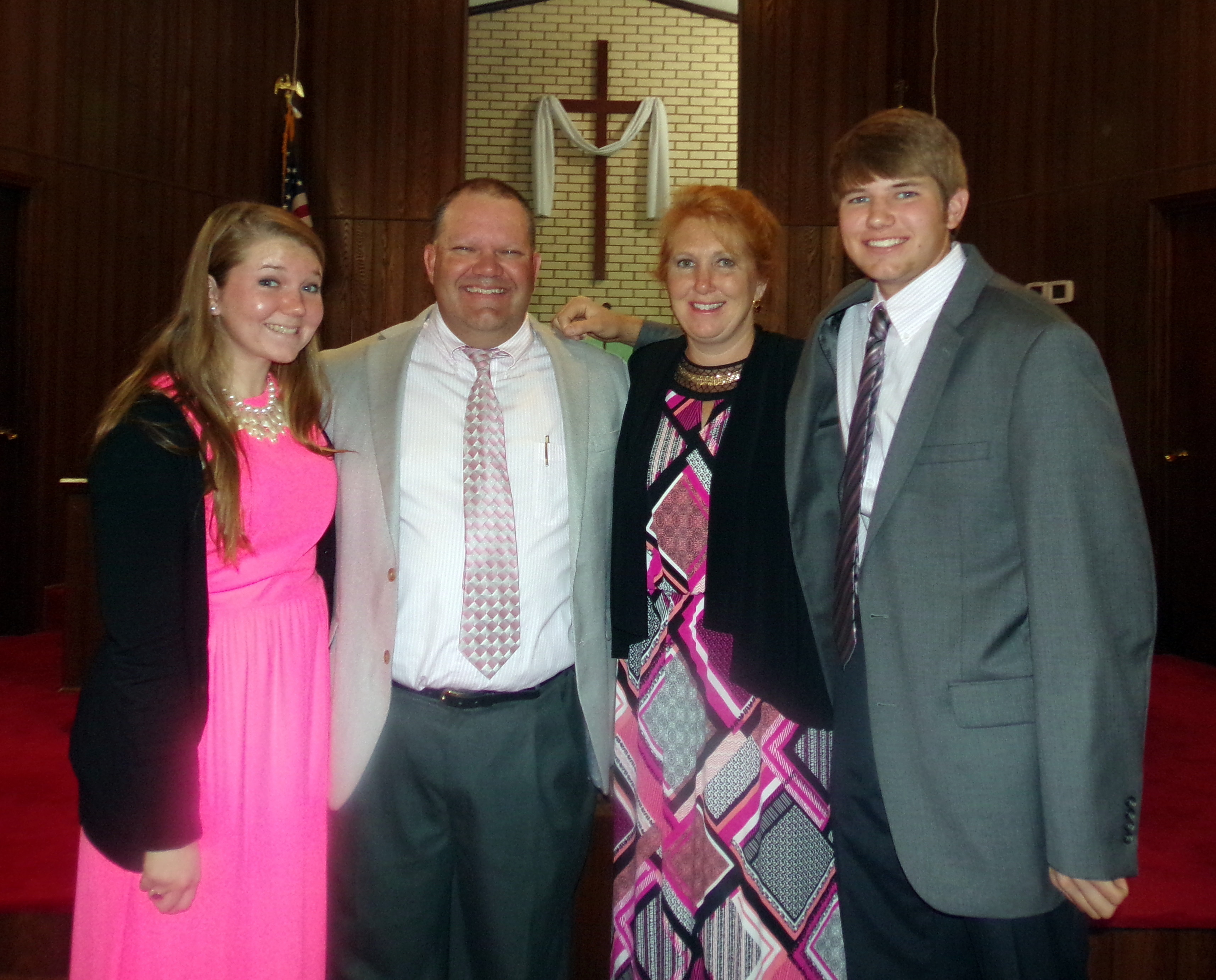 Pastor Joey Jessup and family, as pictured on the church's current website