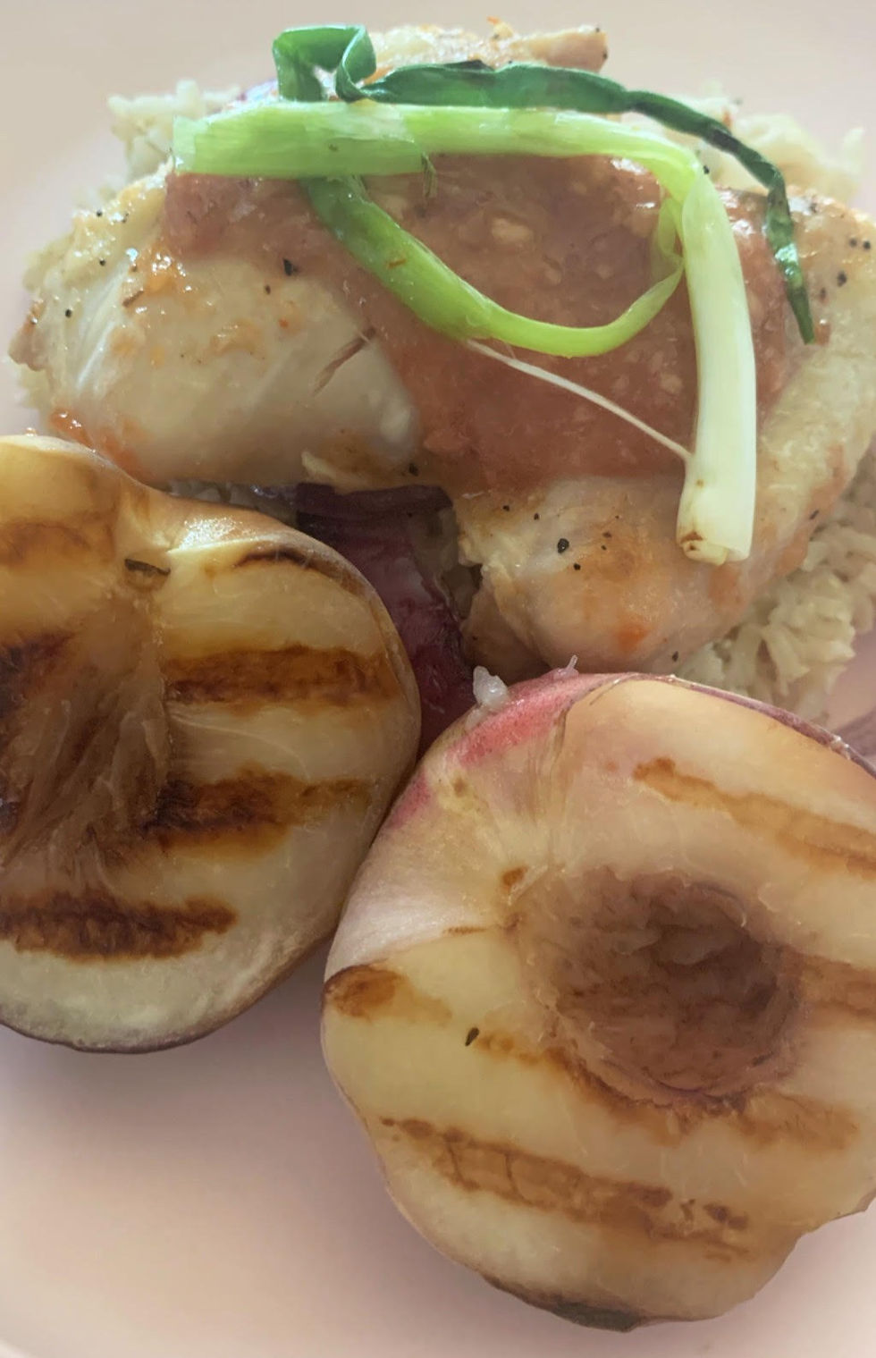 Chili Peach Glazed Chicken