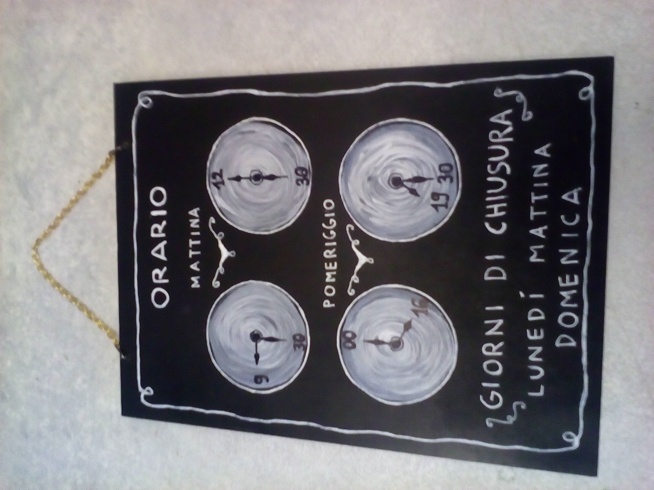 Quadretto orario