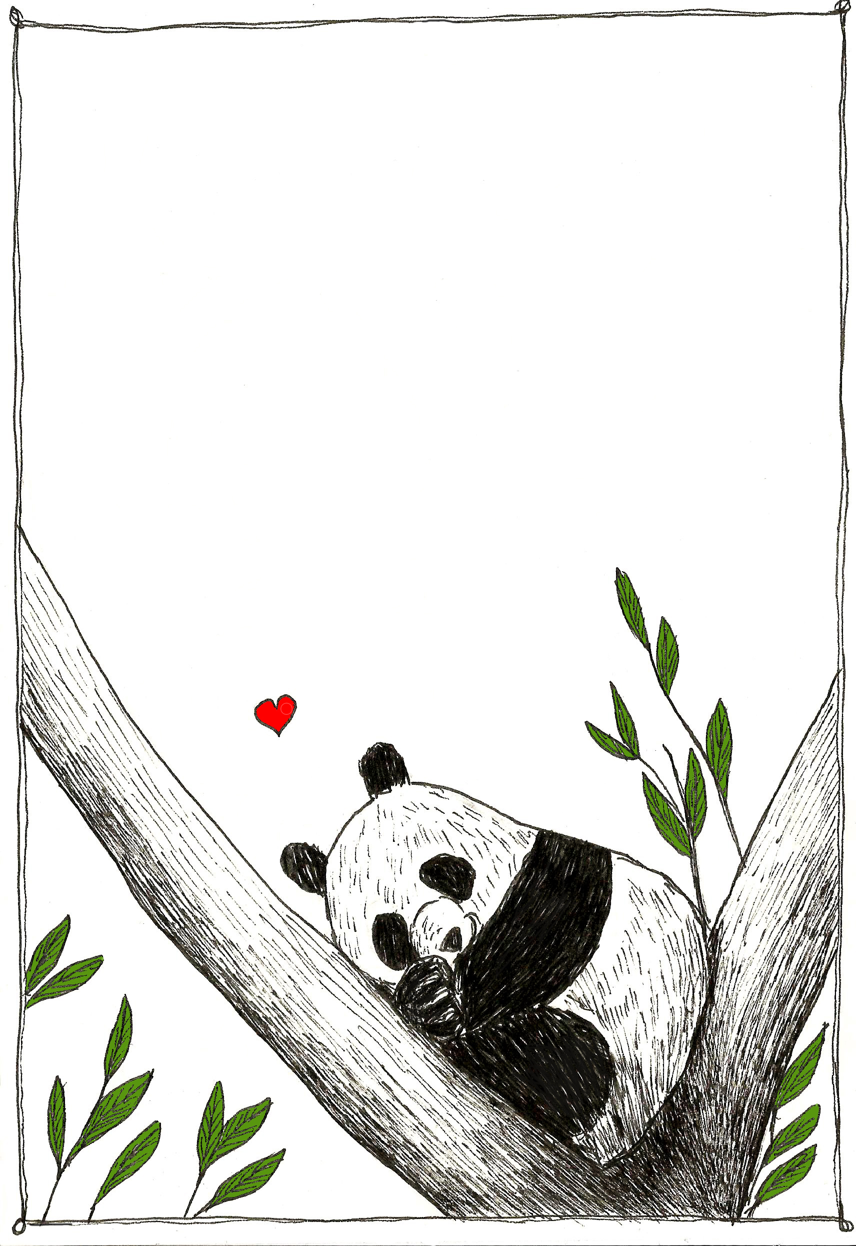 Piccolo panda che dorme