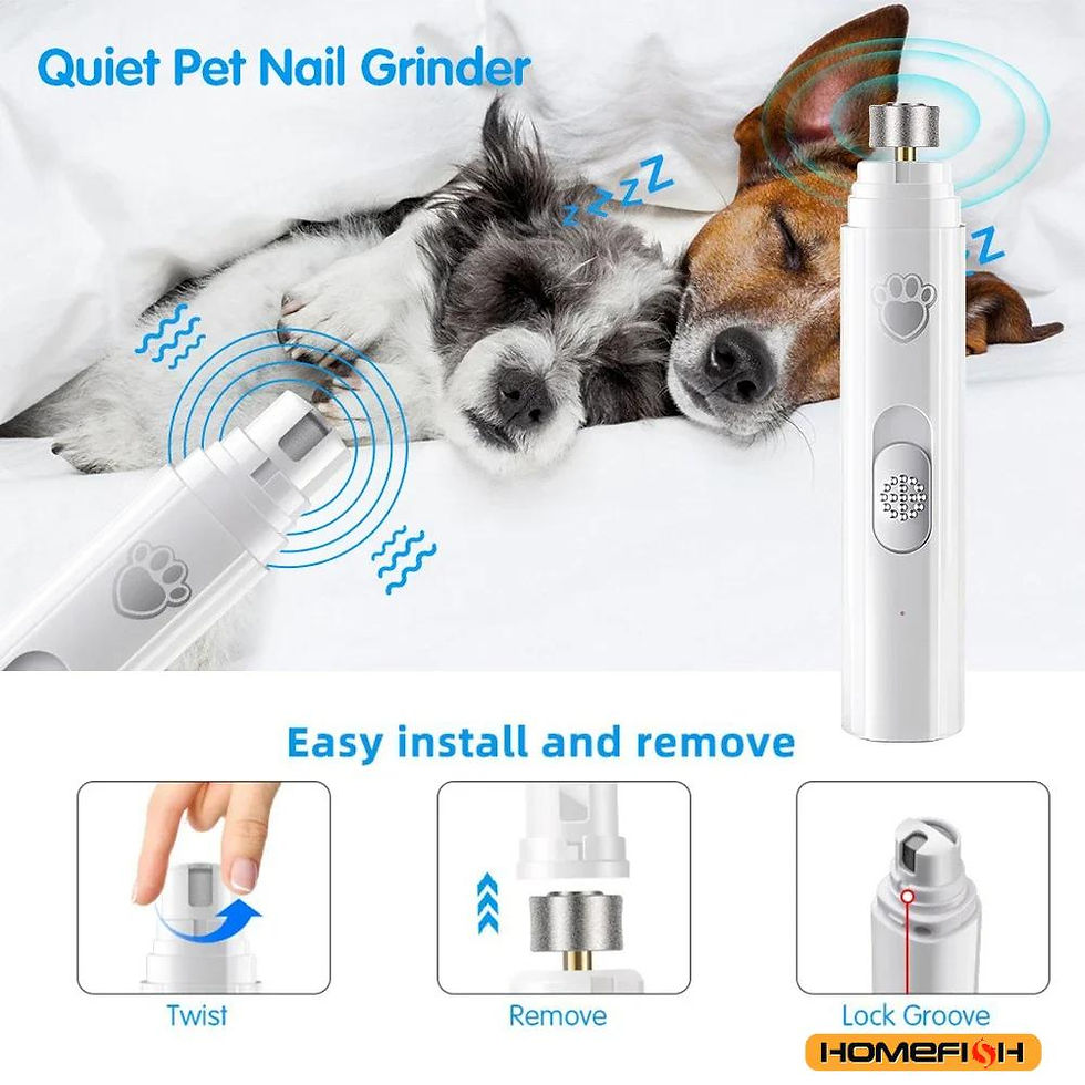 Miniatura: Electric Dog Nail Grinder Pet Nail Clipper USB Rechargeable Pet Nail Trimmers Pa
