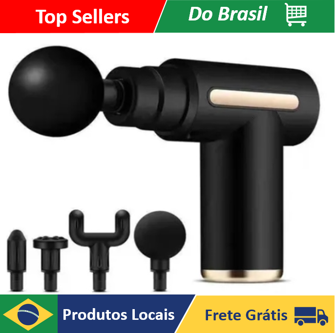 Massageador Elétrico Portátil Profissional Muscular Pistola