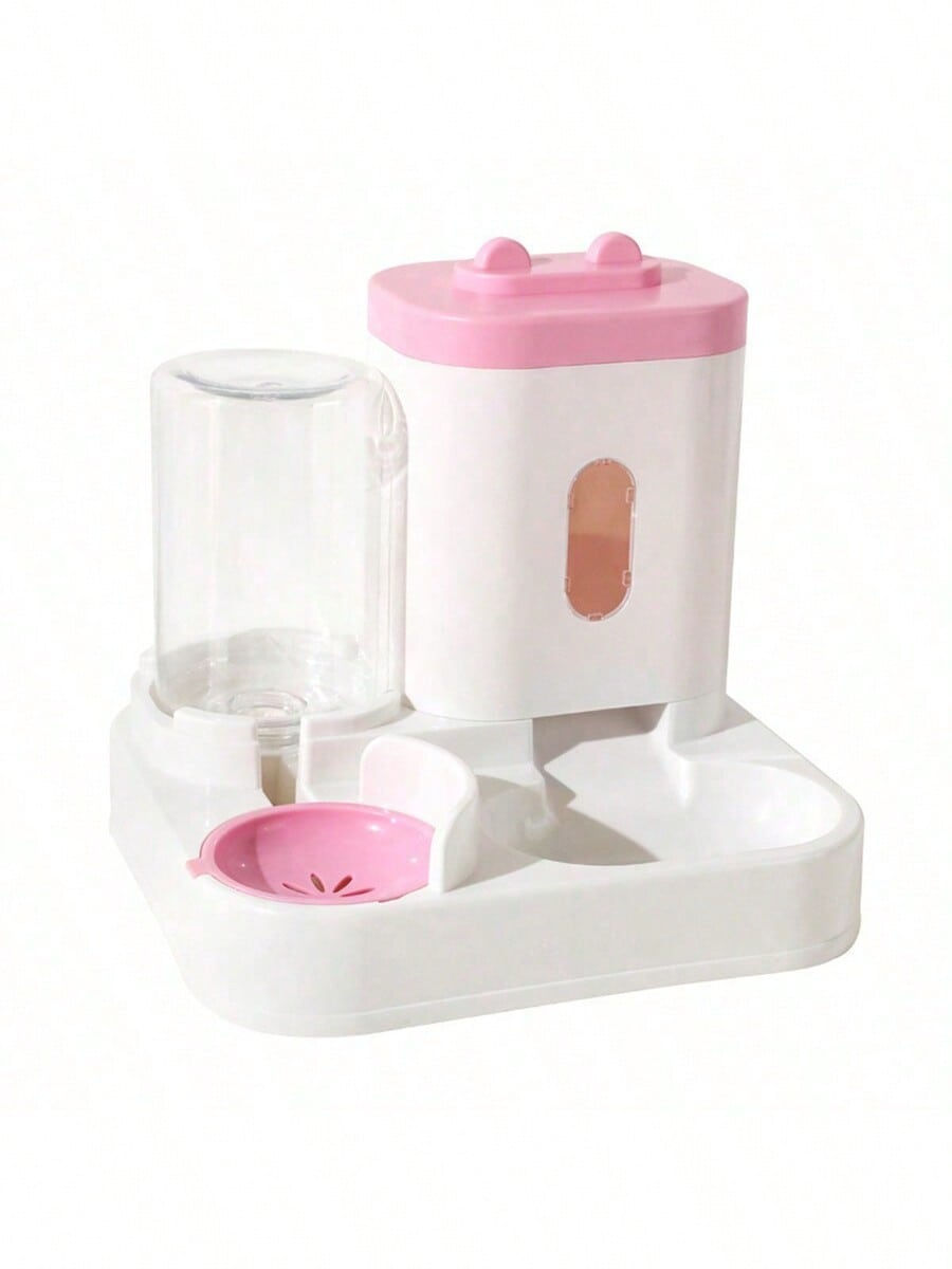 Miniatura: 1-Pack Automatic Gravity-Fed Cat Water Dispenser & Feeder - Spill-Proof Large Ca