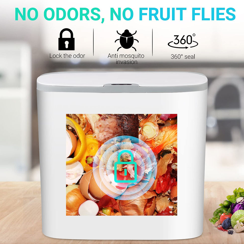 Miniatura: Automatic Bathroom Trash Can with Lid, Touchless Small Trash Can, Motion Sensor 