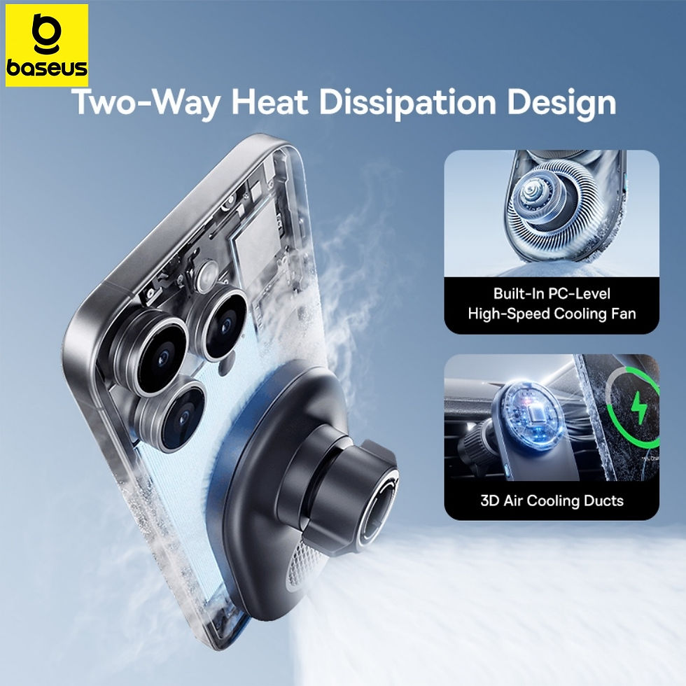 Miniatura: Baseus Car Magnetic Wireless Charger Qi2.2 25W Fast Charging for iPhone 17 16 Pr