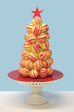 Cake pop Christmas tree