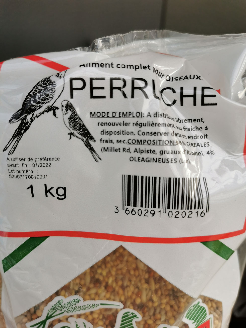 Perruche 1kg