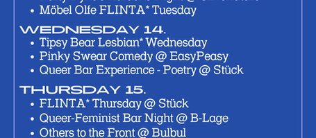 Party Dyke Bar Nights: January 12 - 18