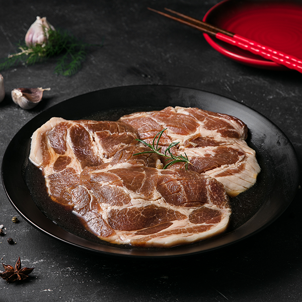 Marinated Pork Neck Meat 500g 1kg JUBANG KBBQ marinated-pork-neck-meat-500g-1kg-jubang-kbbq