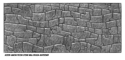 Machu Picchu Stone Wall Design_MSpooner.