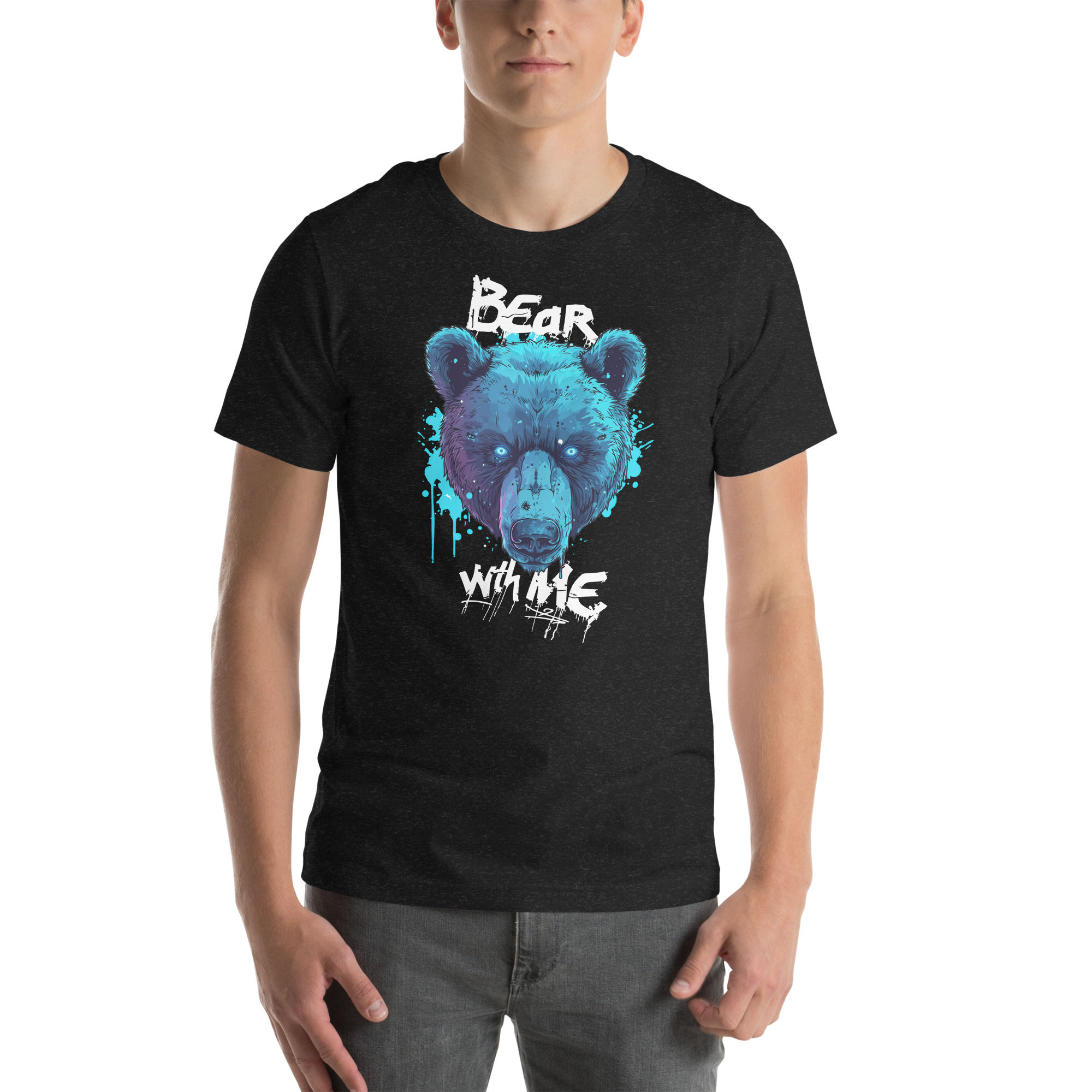 "Join the Cult" Bear With Me Neon Beast Unisex T-paita