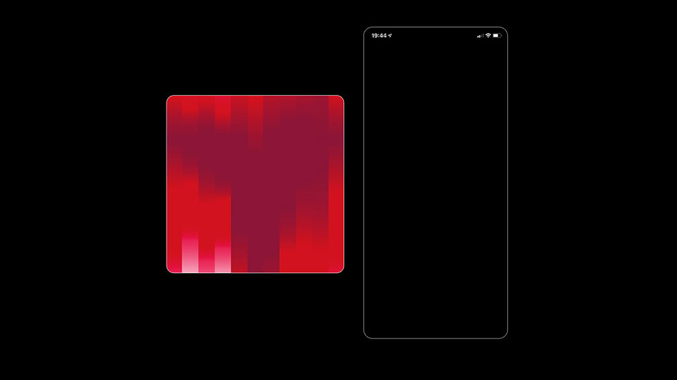 Social media post against a black background for BHF