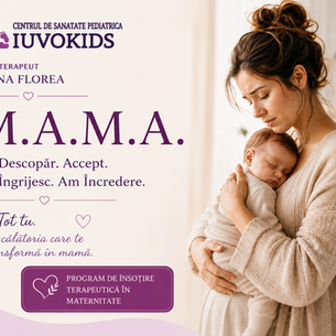 M.A.M.A. - program de sprijin psihologic pentru mame - Iuvokids