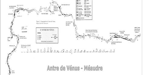 Topo Antre de Venus - spéléologie Vercors - Topographie grotte - découverte spéléo