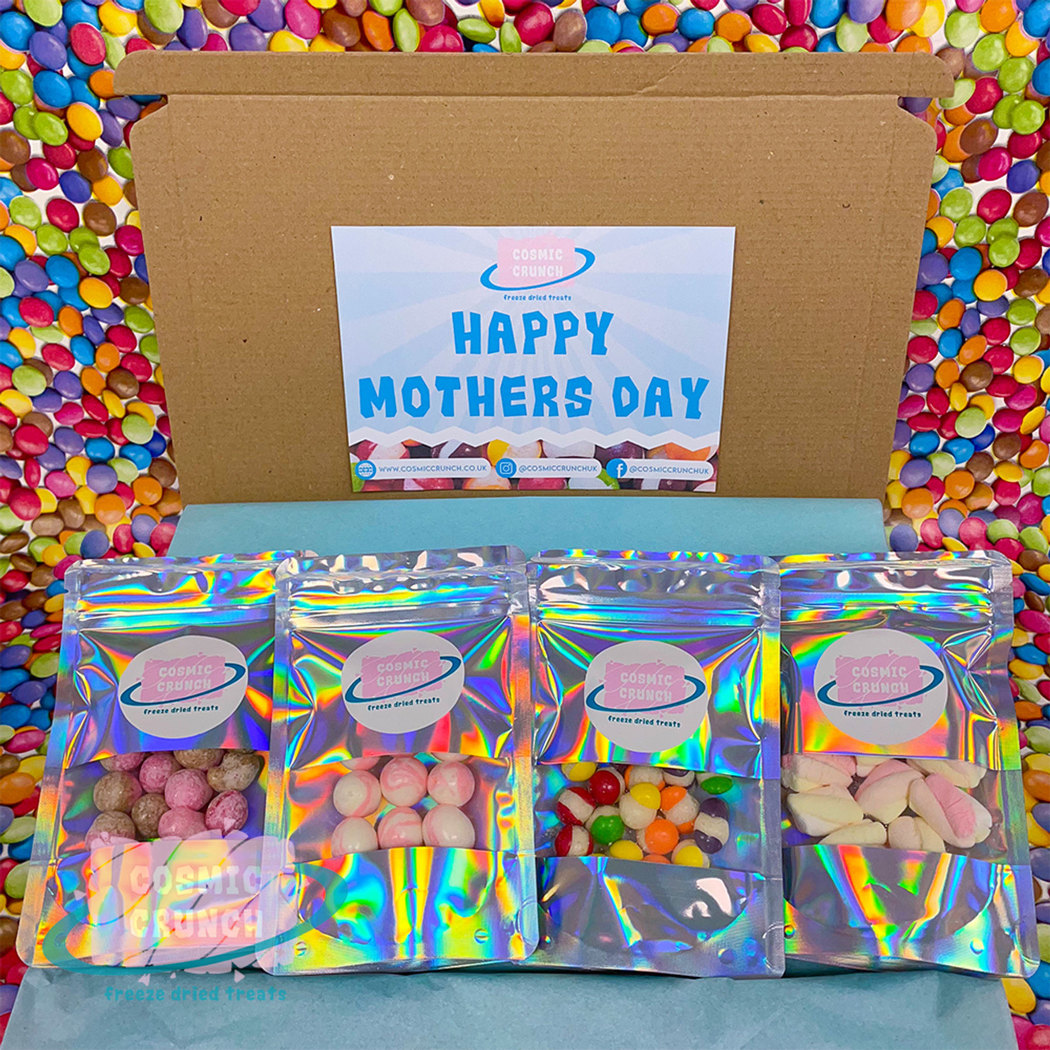 Freeze Dried Sweets Letterbox Gift Box - Happy Mothers Day