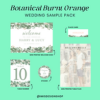 Botanical Burnt Orange Sample Pack