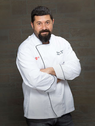 Portrait of chef photographed by Miami portrait photographer Kathleen Ballard Photography