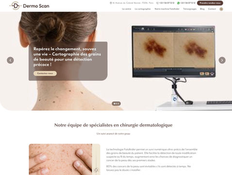 Dermo Scan – AI Mole Mapping Website