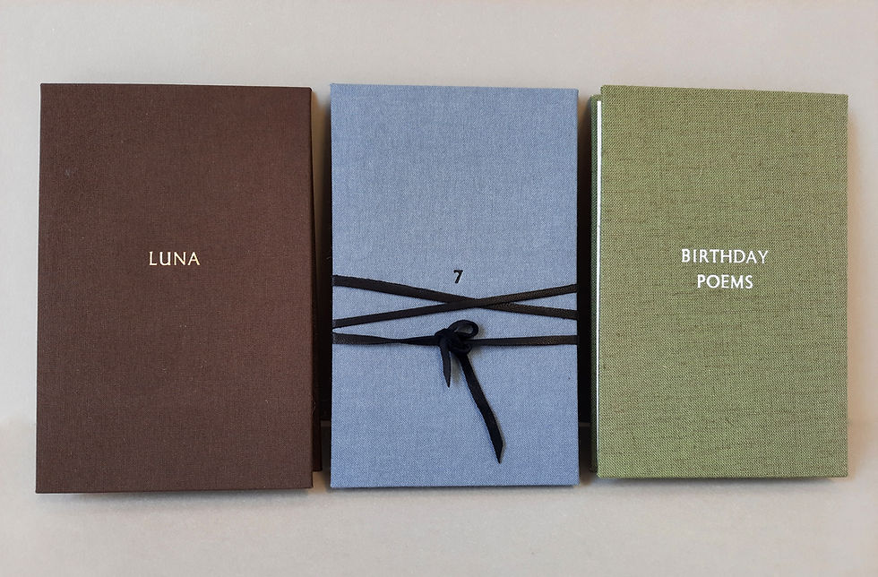 Thumbnail: Pocket Concertina Book / Hand-painted, Patterned