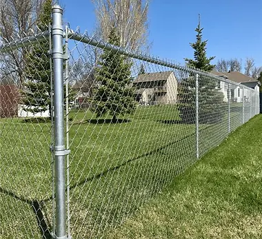 New chain link fence in Norwood Ohio