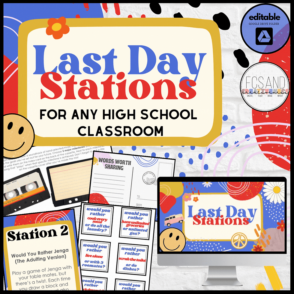 Thumbnail: Last Day Stations | For Any High School Classroom