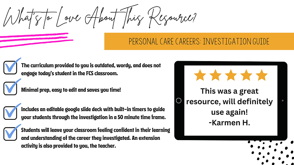 Thumbnail: Personal Care Careers: Investigation Guide