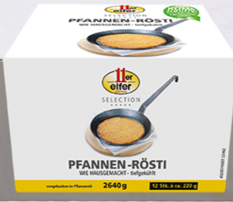 Roesti schiacciata 220gr 2,64kg