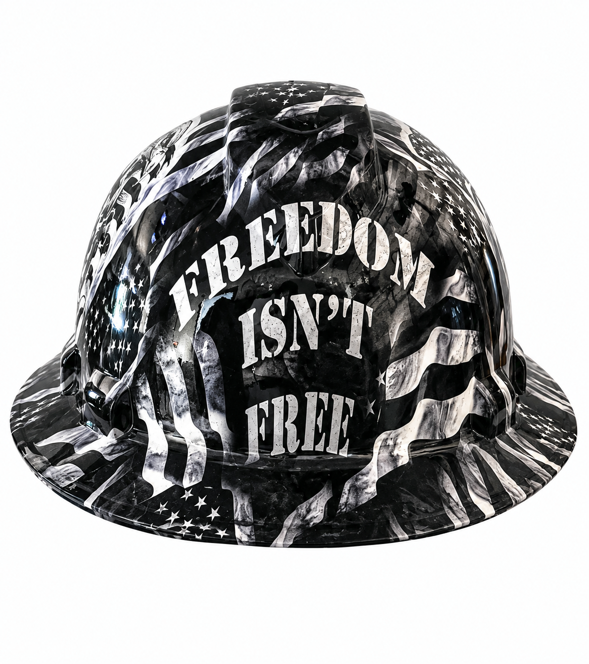 Freedom Isn't Free Custom Hard Hat