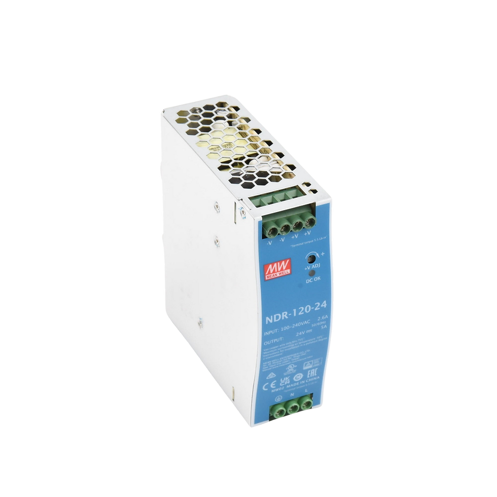 Miniatura: Fuente de alimentación Riel Din/24VDC/5A.