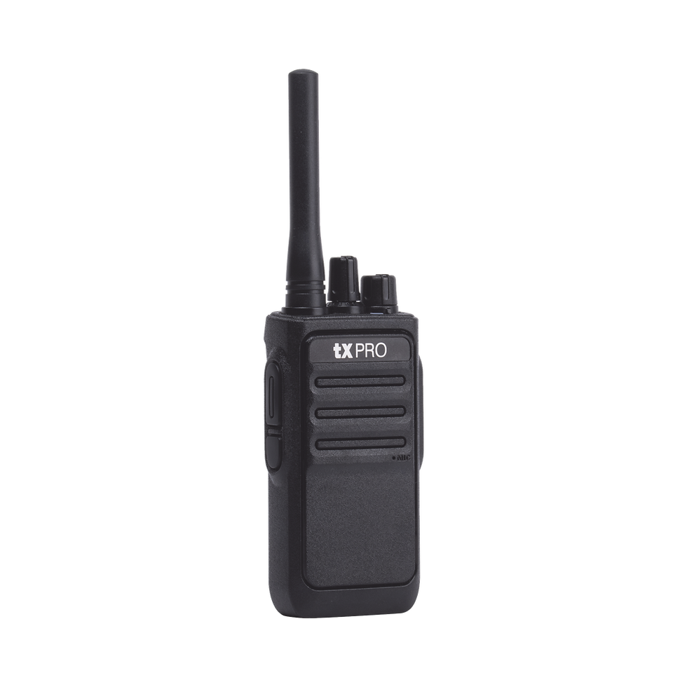 Miniatura: Radio Portátil UHF 400-470 MHz, 16 canales, 2 Watts de potencia.