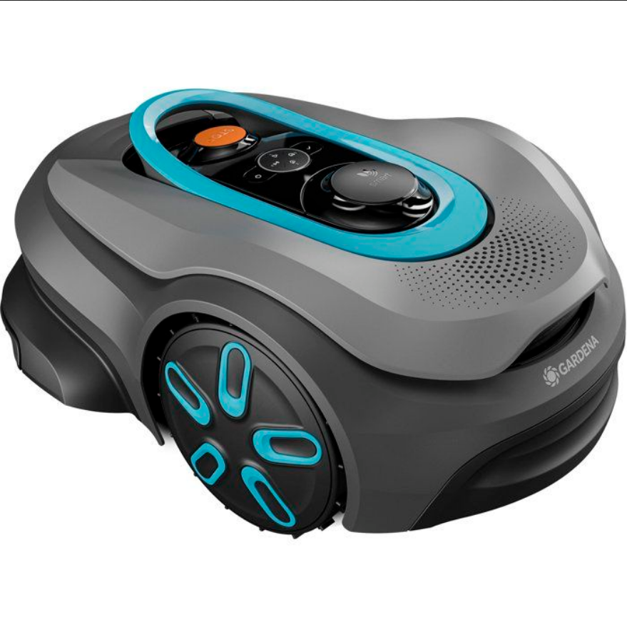 Gardena smart SILENO city 600, robot tondeuse gris et bleu