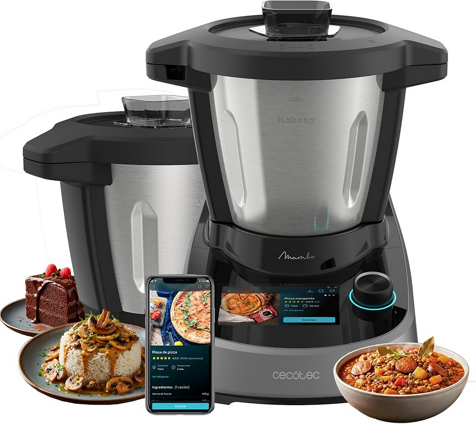 Miniature : Robot de cuisine Cecotec Mambo Touch avec bol Habana et plats préparés