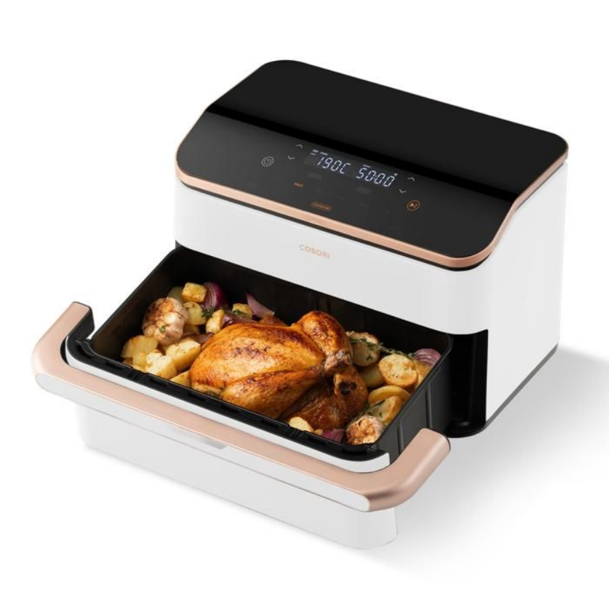 Robot cuiseur Moulinex avec poulet rôti