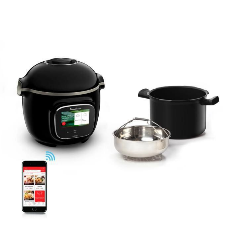 Robot cuiseur Kitchencook Cuisio Spirit Black et accessoires
