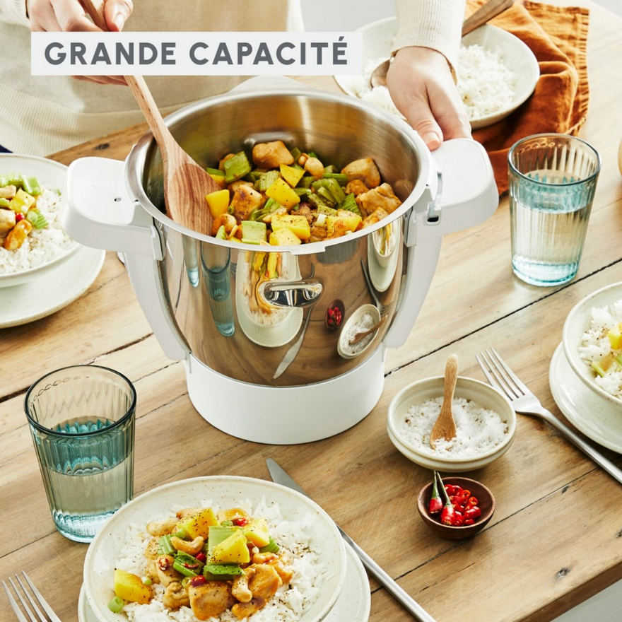 Miniature : Robot cuiseur MOULINEX, grande capacité, plat servi
