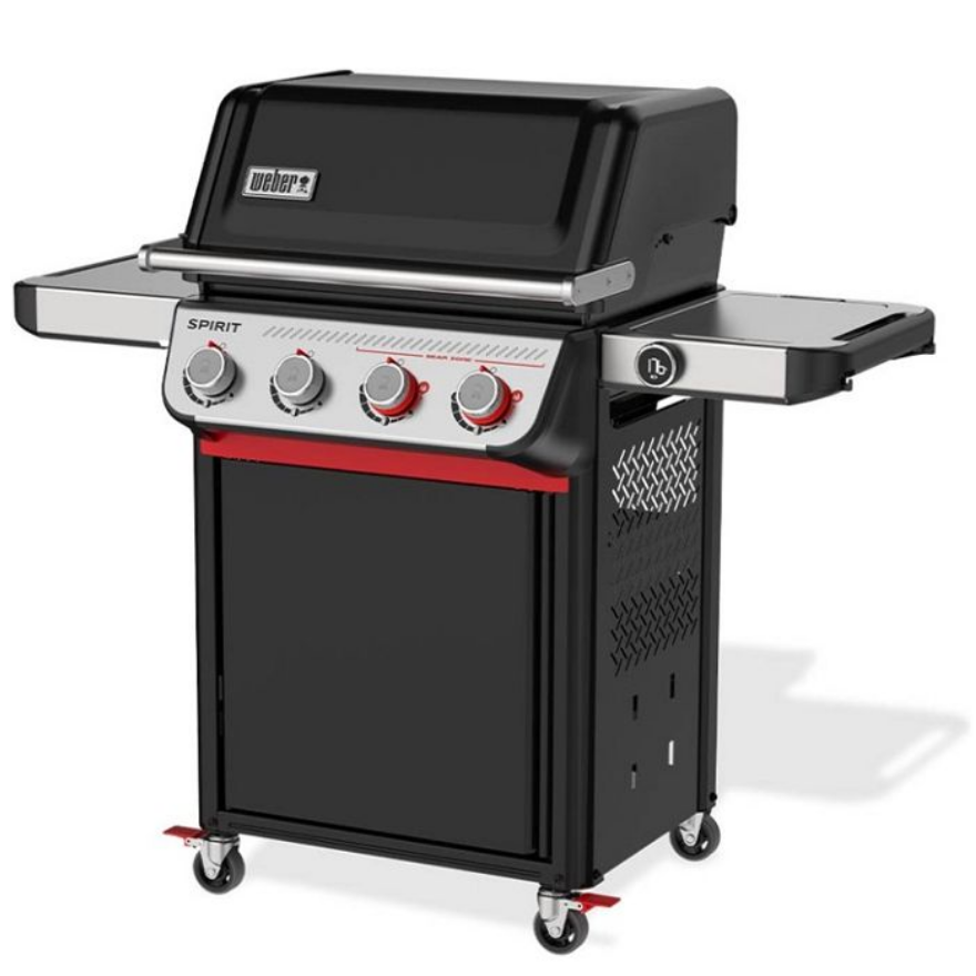 Barbecue à gaz Weber Spirit avec quatre boutons de commande