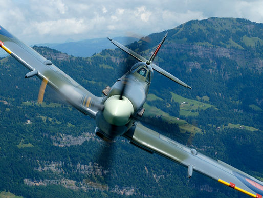 Spitfire MH434 in an air to air photo