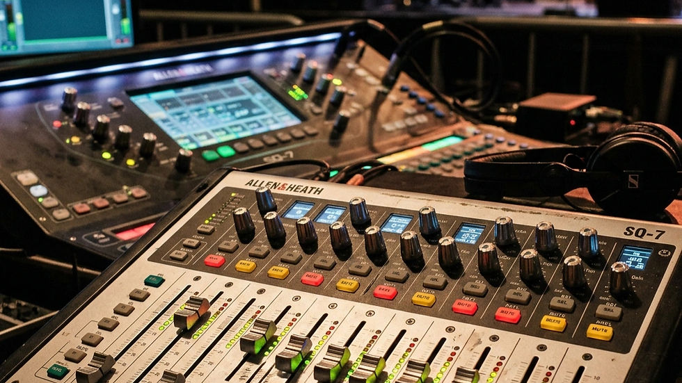 Show me a close up of a UK sound mixing desk.jpg