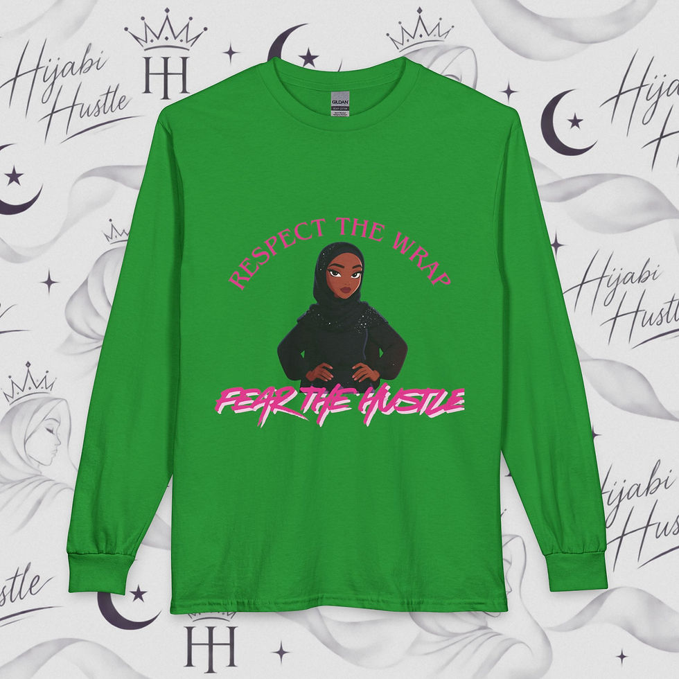 Thumbnail: Respect the Wrap, Fear the Hustle Long Sleeve T-Shirt